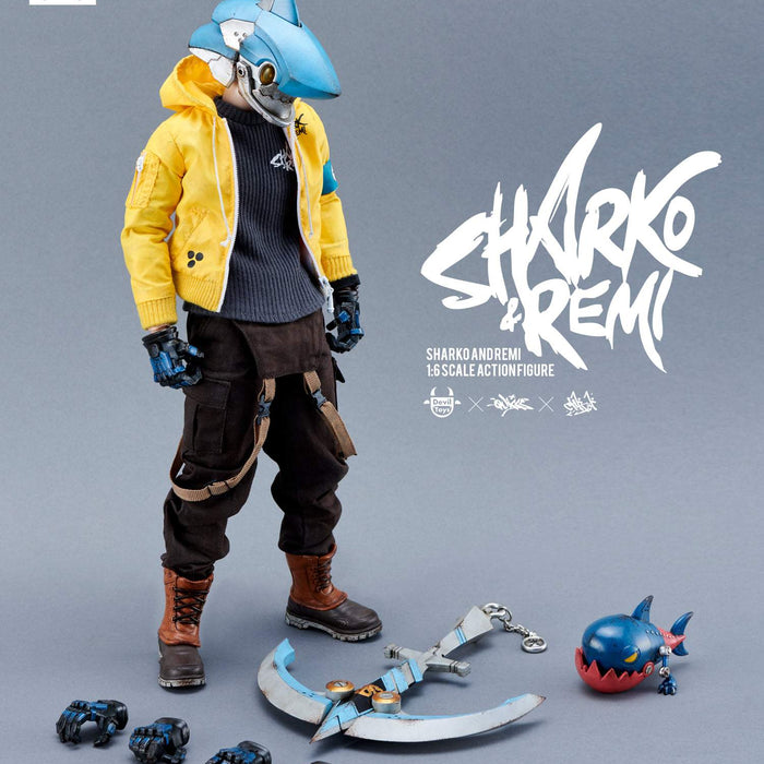 Sharko & Remi OG Yellow Submariner Edition action figure by Chk Dsk x Quiccs x Devil Toys PREORDER now ! ! !