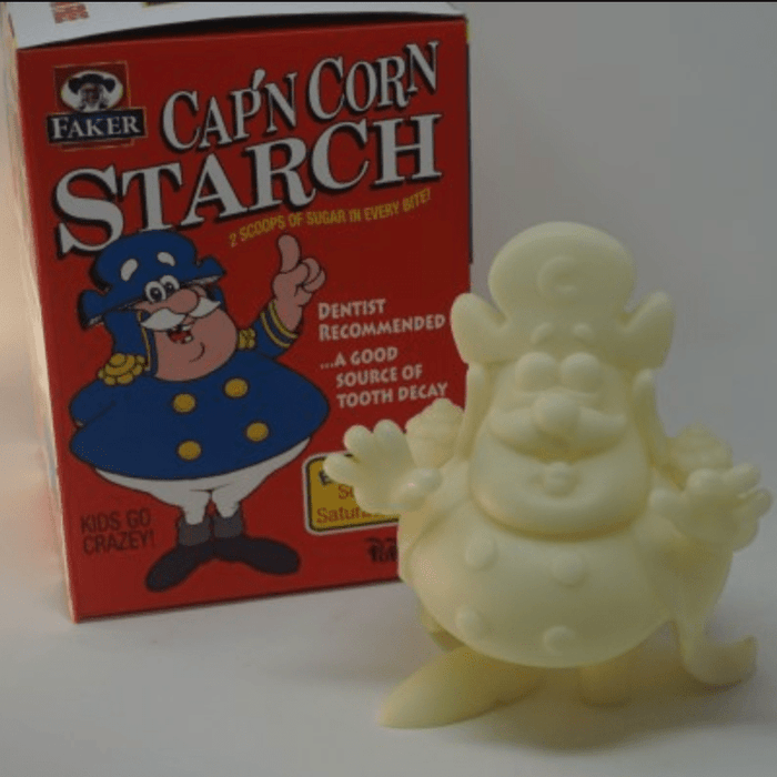 Ron English Cereal Killers Captain Cornstarch - GLOW IN THE DARK Available Now ! ! ! - Tenacious Toys®