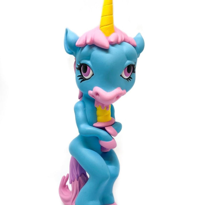 Ron English Forlorn Unicorn Blue 8.5-inch vinyl figure available now ! ! ! - Tenacious Toys®