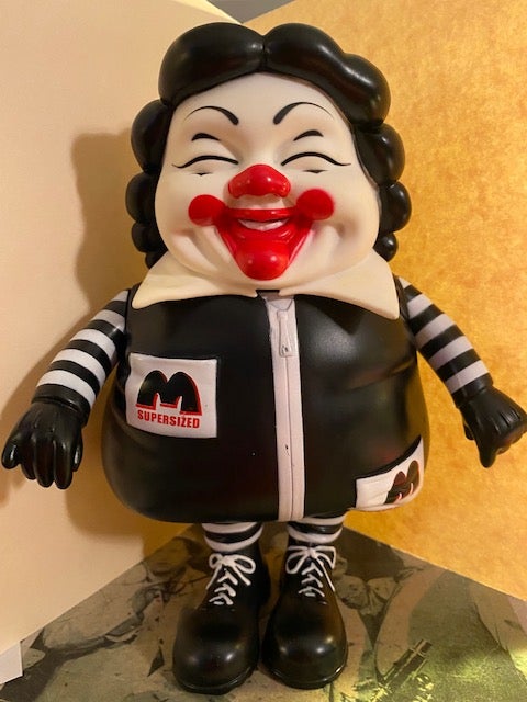Ron English MC Supersized 10.5 inch figure Black 031 Available Now - Tenacious Toys®