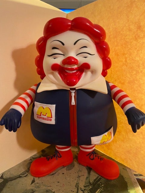 Ron English MC Supersized 10.5 inch figure Blue 030 Available Now - Tenacious Toys®