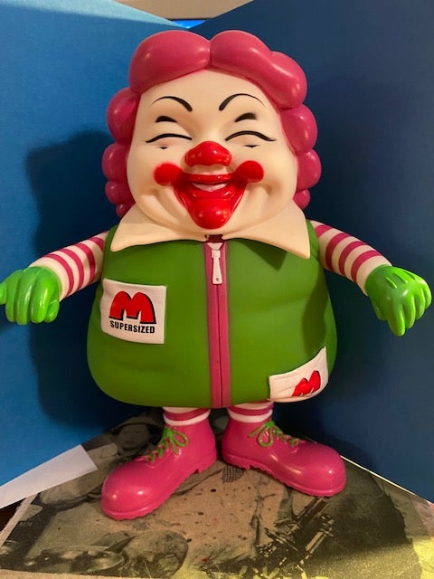 Ron English MC Supersized 10.5 inch figure Light Green 029 Available Now - Tenacious Toys®