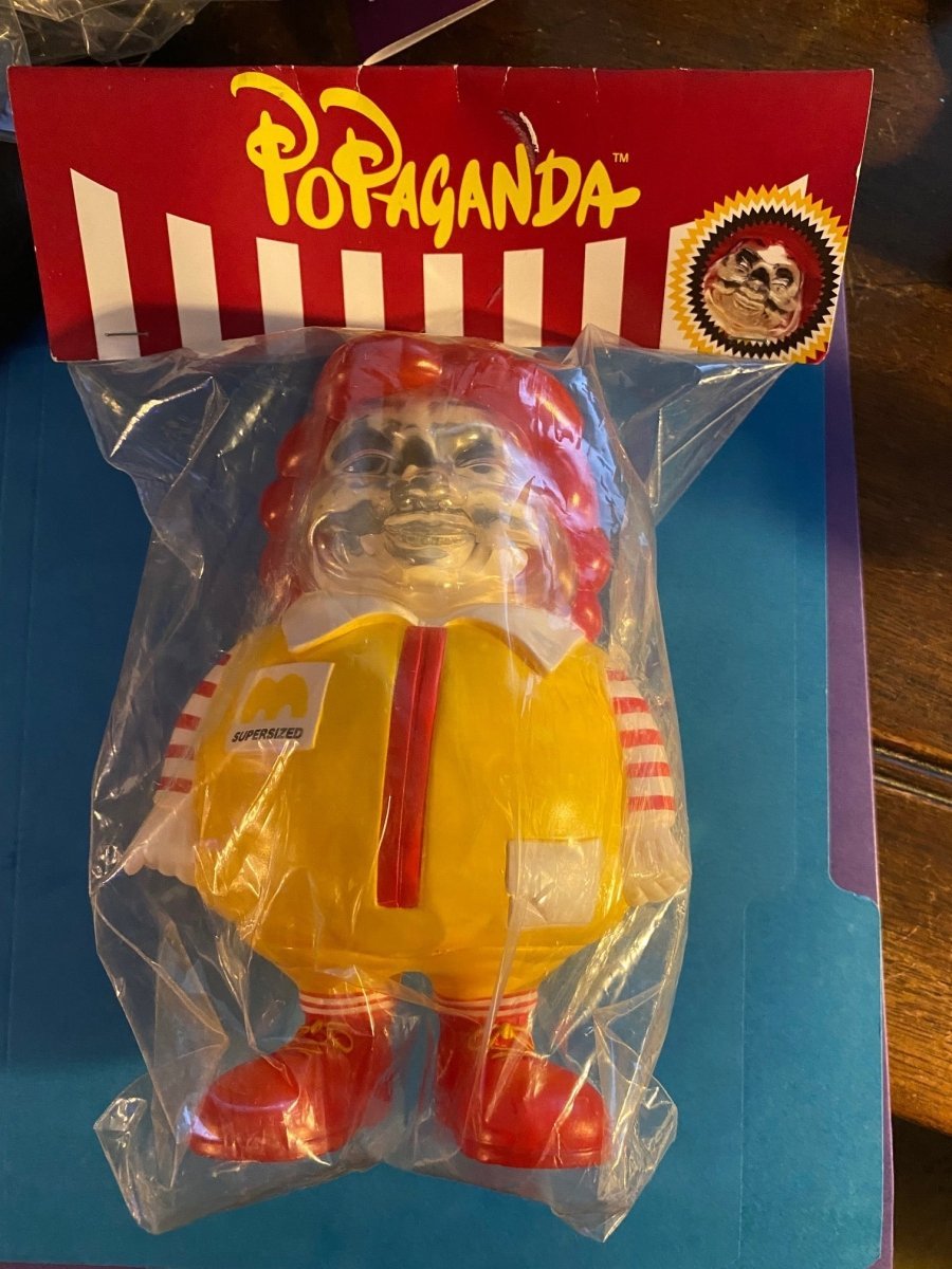 Ron English MC Supersized 7 inch figure 014 Red Yellow White Xray Available Now ! ! ! - Tenacious Toys®