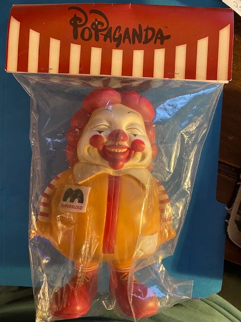 Ron English MC Supersized 7 inch figure 021 Darker Yellow and Red Available Now ! ! ! - Tenacious Toys®