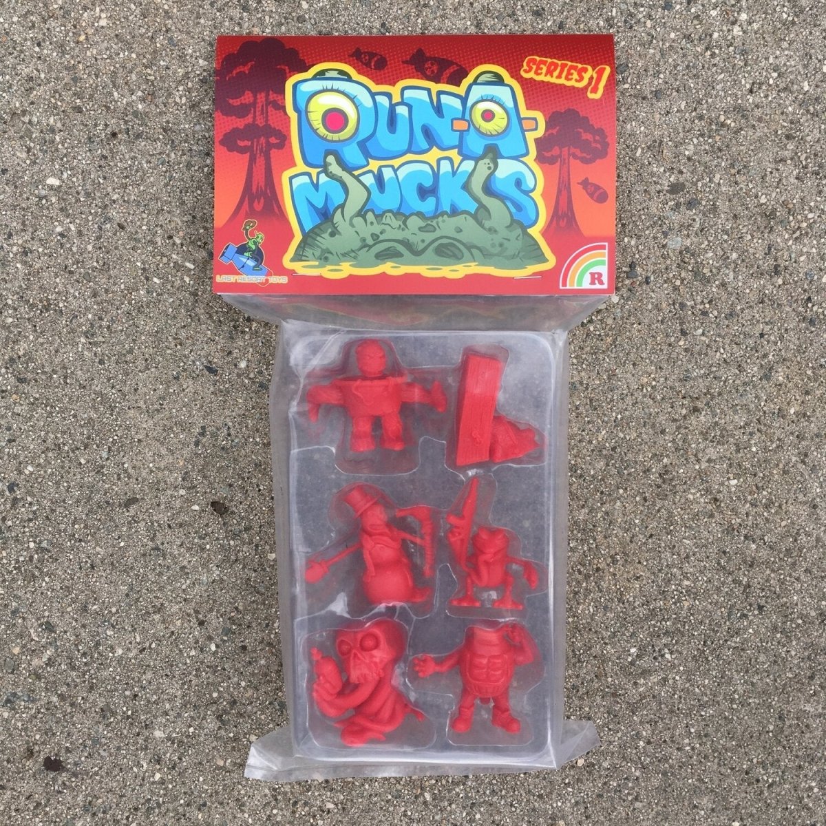 Run-A-Mucks Mini Figures Series 1 Red color by Last Resort Toys Available Now ! ! ! - Tenacious Toys®