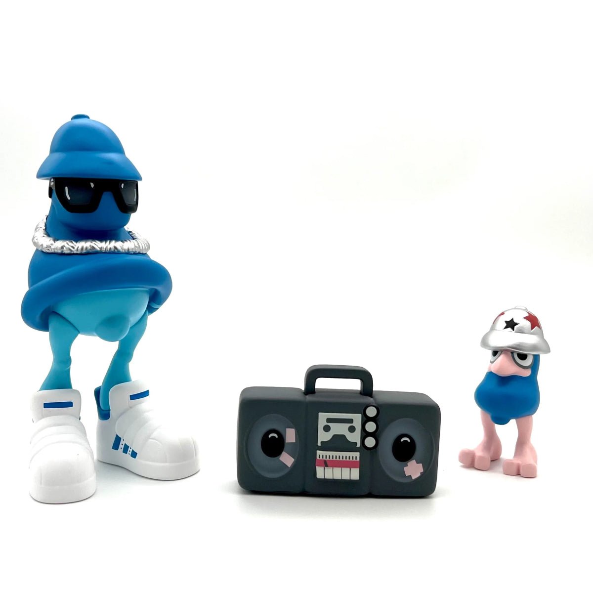 RunDMCheech Tenacious Exclusive Blue Edition 6" vinyl figure set Available Now - Tenacious Toys®