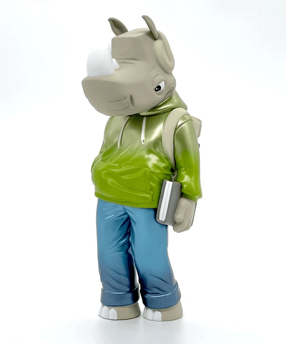 SCRIBE Rumpus Cool Tone colorway 7 inch vinyl figure by UVD Toys Available Now - Tenacious Toys®