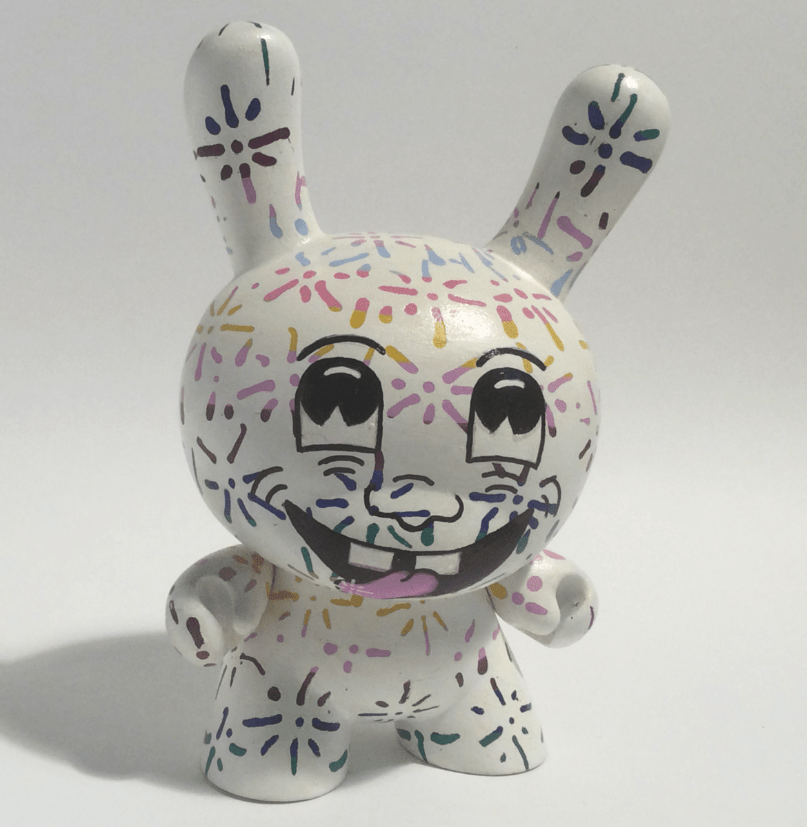 Snowflake 8-inch custom Dunny by KaMo Available Now ! ! ! - Tenacious Toys®