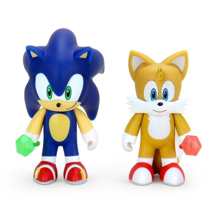 Sonic the Hedgehog 3-inch vinyl toy 2-Pack Sonic and Tails by Kidrobot Avqailable Now - Tenacious Toys®