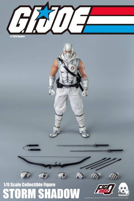 G.I. Joe Storm Shadow 1/6 scale action figure by ThreeZero Available Now