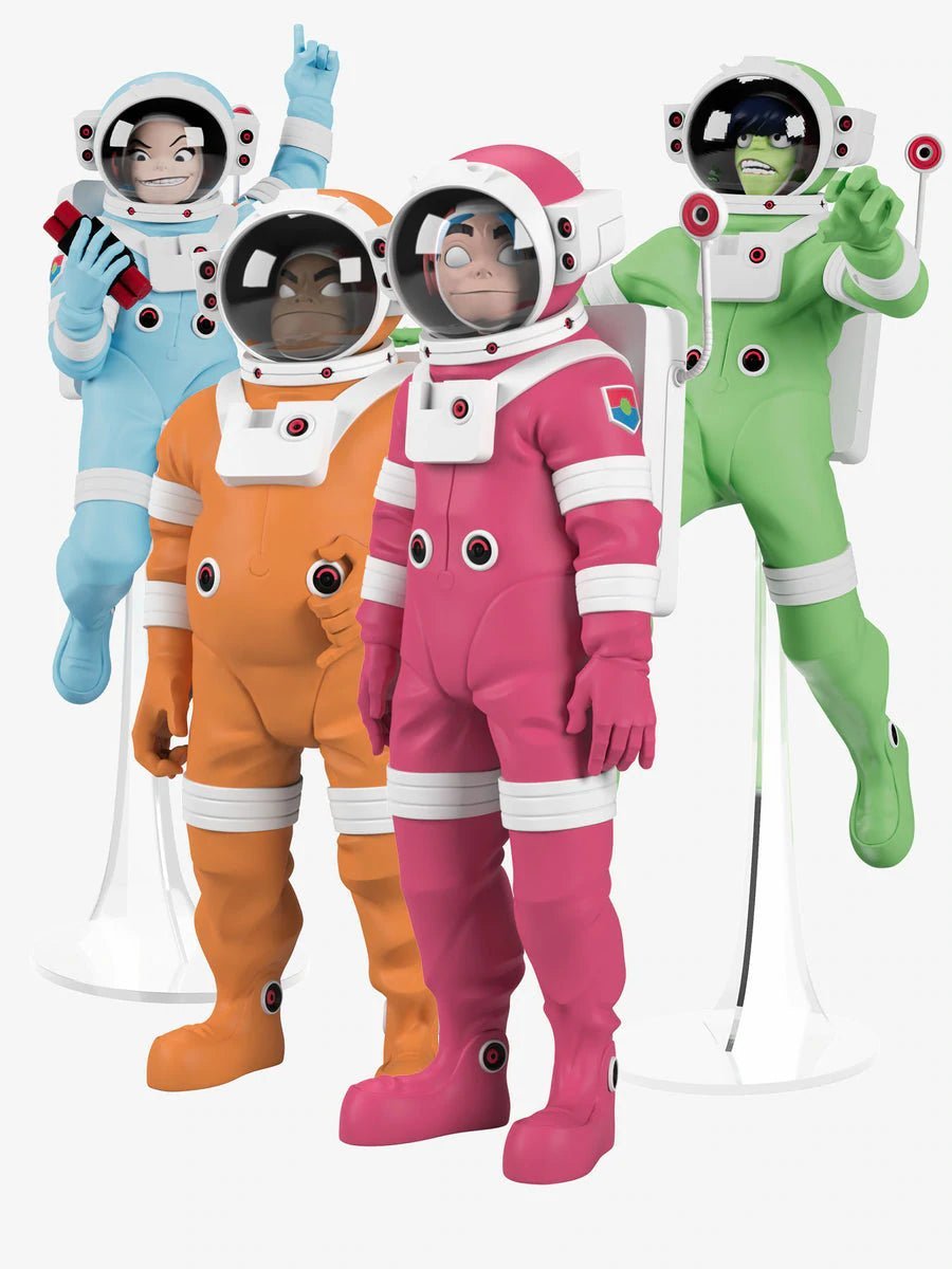 Superplastic x Gorillaz 12-inch Spacesuit Set of 4 figures Available Now - Tenacious Toys®