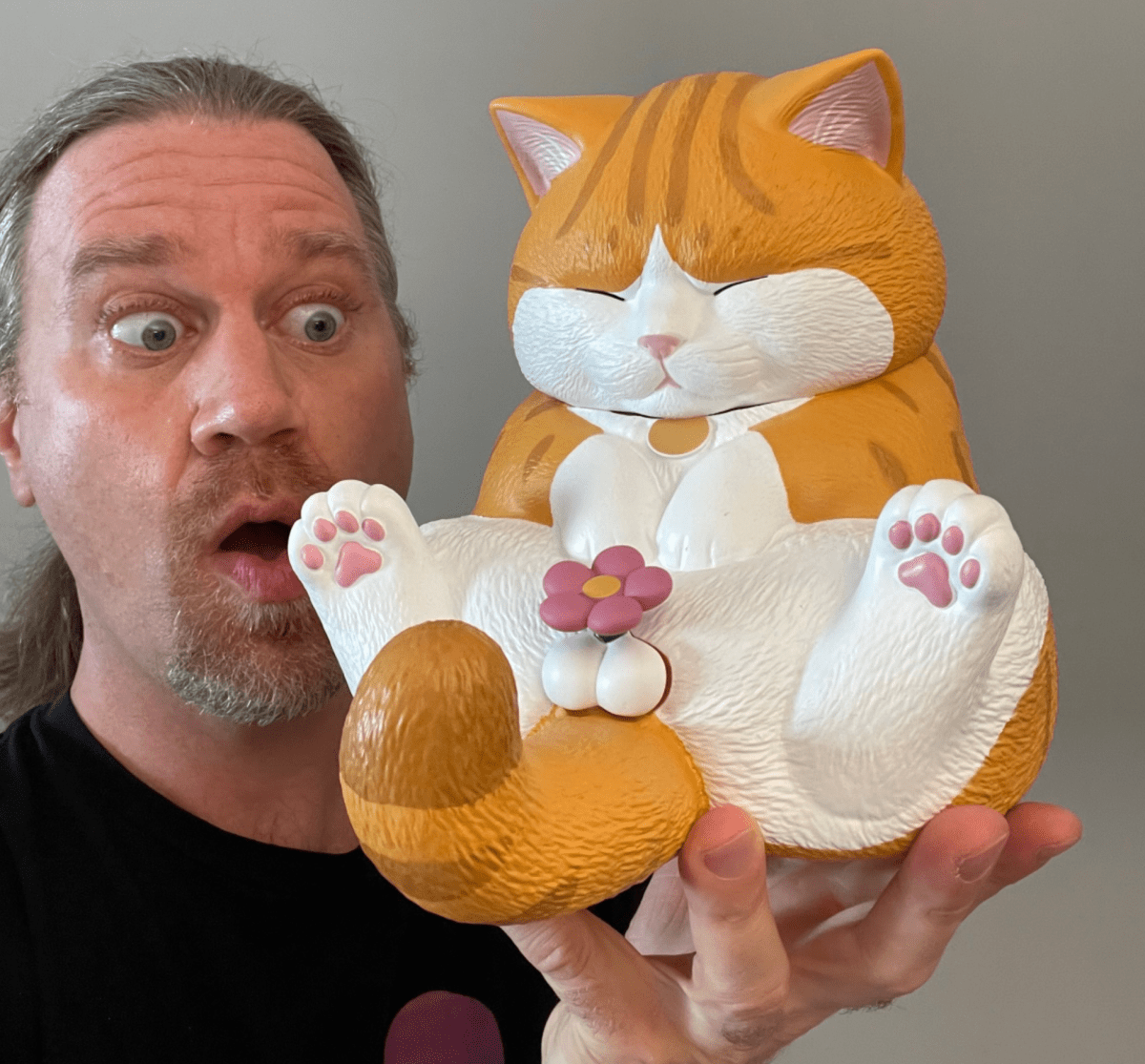 Tenacious Crotch Staring Cat 300% Orange Tabby Exclusive Drops Jan 15th - Tenacious Toys®