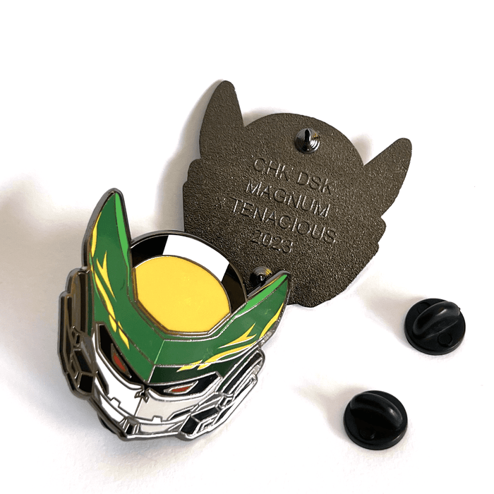 Tenacious NYCC Exclusive CHK_DSK Magnum Pin Set at Booth 1771 - Tenacious Toys®