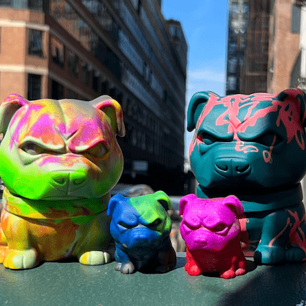 Tenacious NYCC Exclusive Party Color Danger Dogs at Booth 1771 - Tenacious Toys®