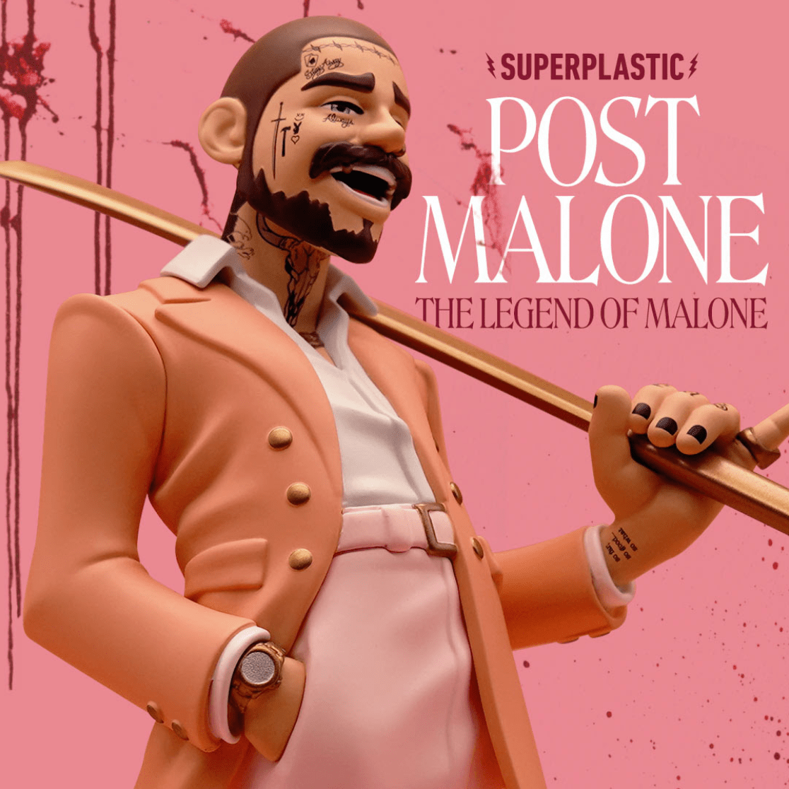 The Legend of Malone by Post Malone x Superplastic - Tenacious Toys®