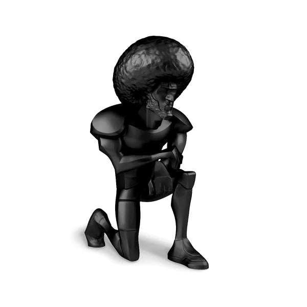 The Messenger Black Edition 6.5-inch vinyl figure by kaNO x Munky King Available Now ! ! ! - Tenacious Toys®