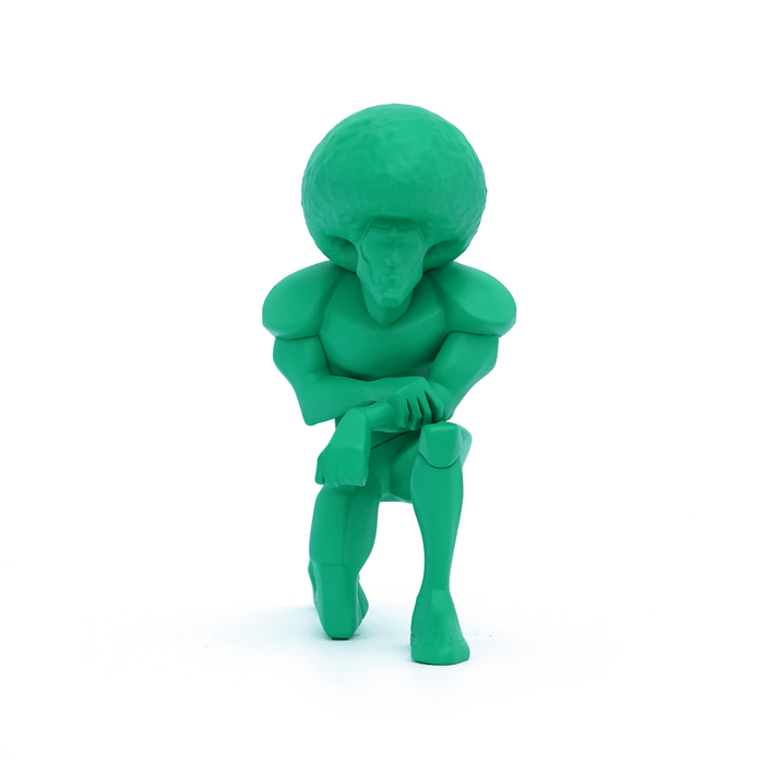 The Messenger Green Edition 6.5-inch vinyl figure by kaNO x Munky King Available Now - Tenacious Toys®