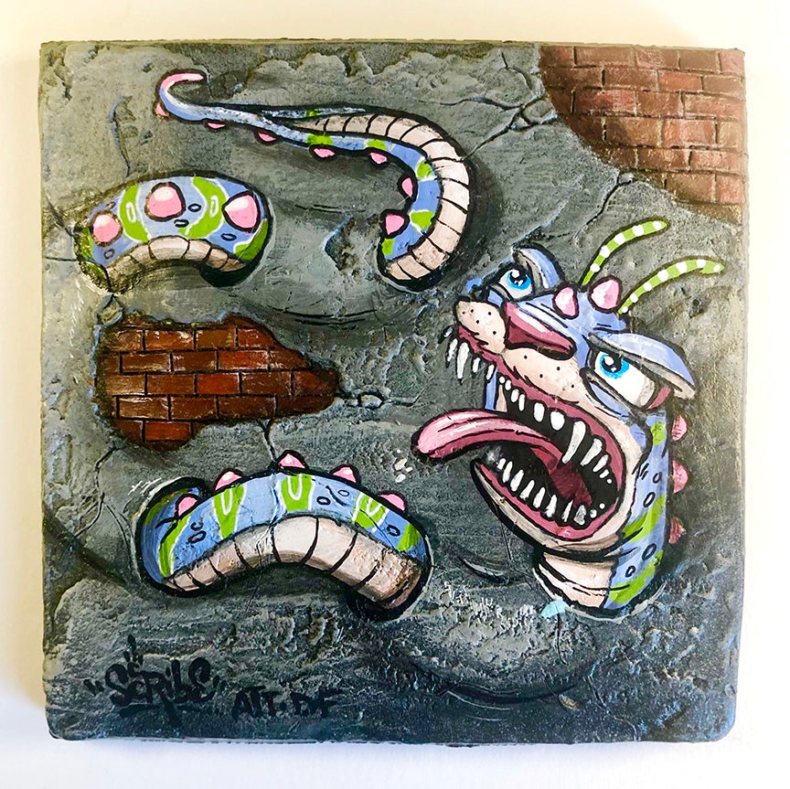 The Wall Show: resound wall worm by Scribe Available Now ! ! ! - Tenacious Toys®
