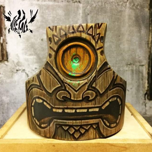 Tiki Spray Cap Custom No 1 by NEMO Available Now - Tenacious Toys®