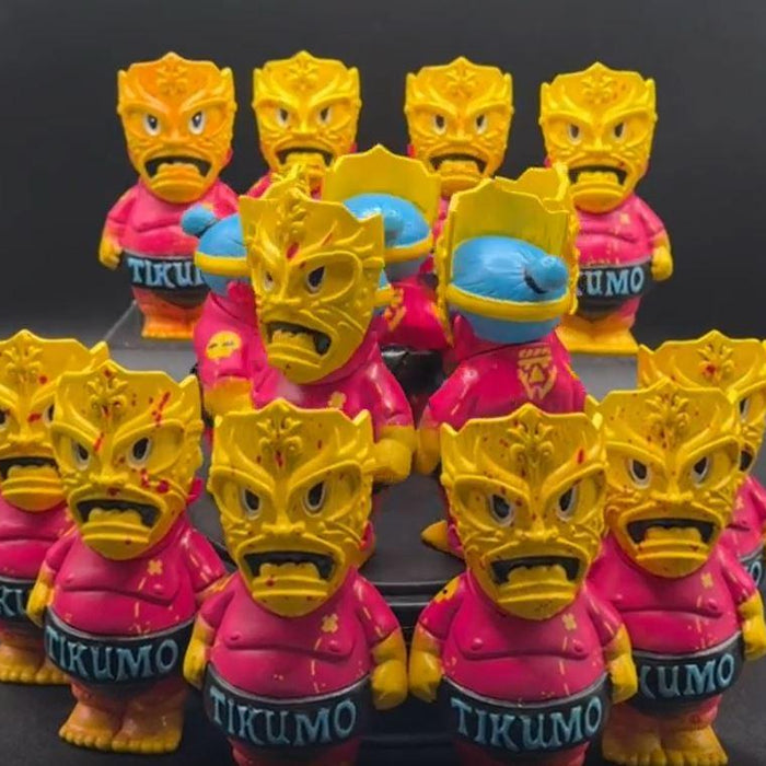 Tikumo 4th Colorway Edition Super Tiki Sumo 4.5 inch sofubi vinyl figure Available Now - Tenacious Toys®