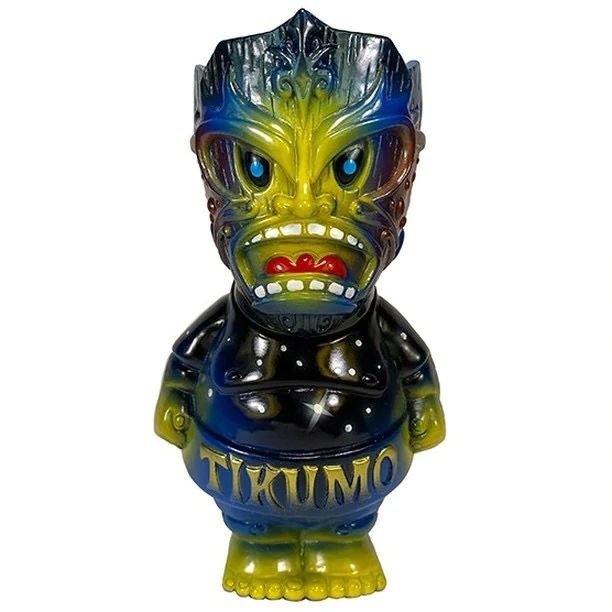 Tikumo 6th Colorway Mark Nagata Edition Super Tiki Sumo 4.5 inch sofubi vinyl figure Available Now - Tenacious Toys®
