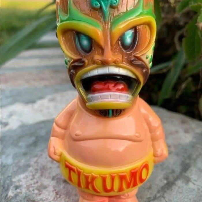 Tikumo 7th Colorway Magitarius Edition Super Tiki Sumo 4.5 inch sofubi vinyl figure Available Now - Tenacious Toys®