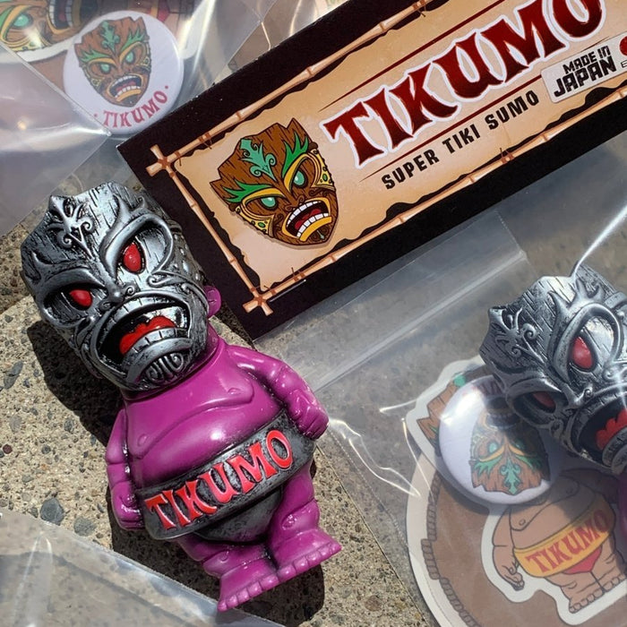 TIKUMO Super Tiki Sumo Japanese Sofubi 8th Colorway Signed and Numbered Available NOW ! ! ! - Tenacious Toys®