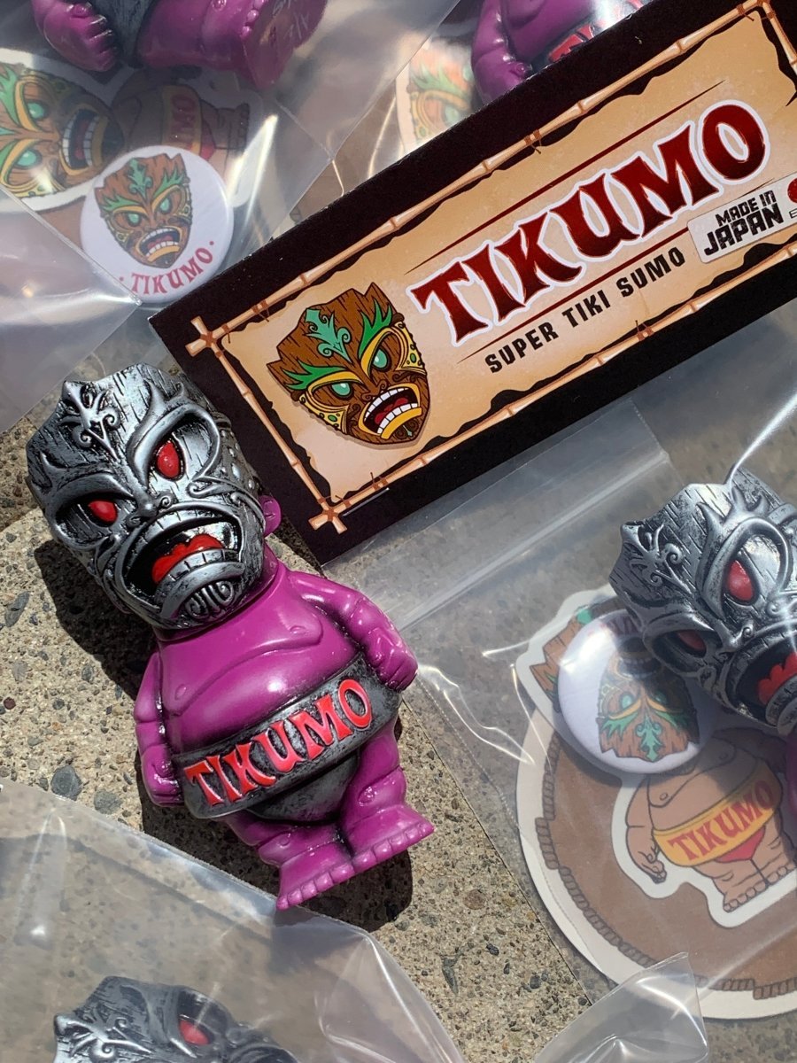 TIKUMO Super Tiki Sumo Japanese Sofubi 8th Colorway Signed and Numbered Available NOW ! ! ! - Tenacious Toys®