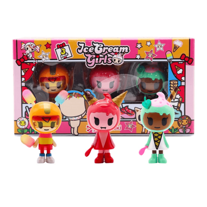 tokidoki Ice Cream Girls mini figure 3-Pack of mini figures available now ! ! ! - Tenacious Toys®