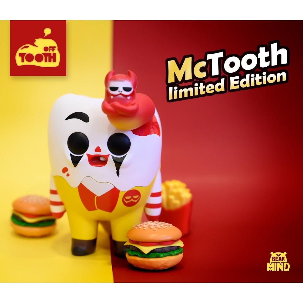 Tooth Off McTooth 5-inch vinyl figure by Bearinmind Toys Available Now - Tenacious Toys®