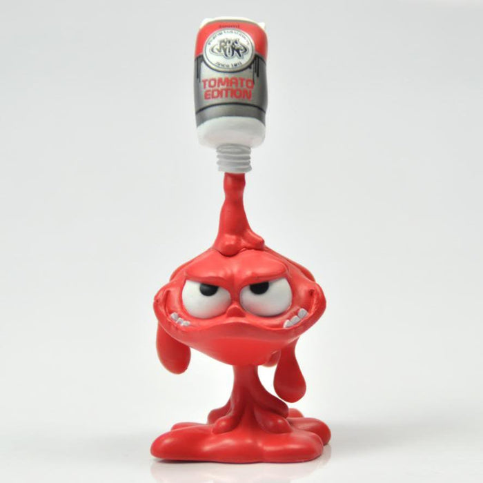 VISEone Tube Monster Tomato Red Edition 3.5 inch vinyl figure available now ! ! !
