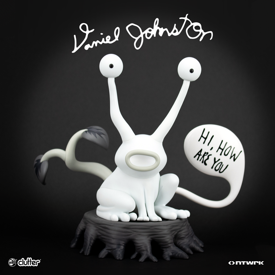 Daniel Johnston x Clutter "Hi, How Are You" Edition Jeremiah the Innocent Frog Vinyl Sculpture!!
