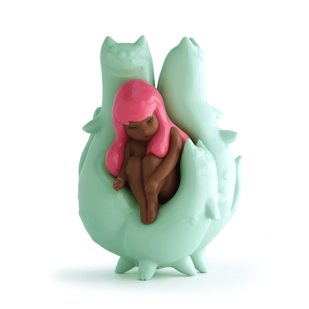 Uyu & Assteriskat Moon Jelly Edition 6.5-inch vinyl figure by Munky King Available Now - Tenacious Toys®