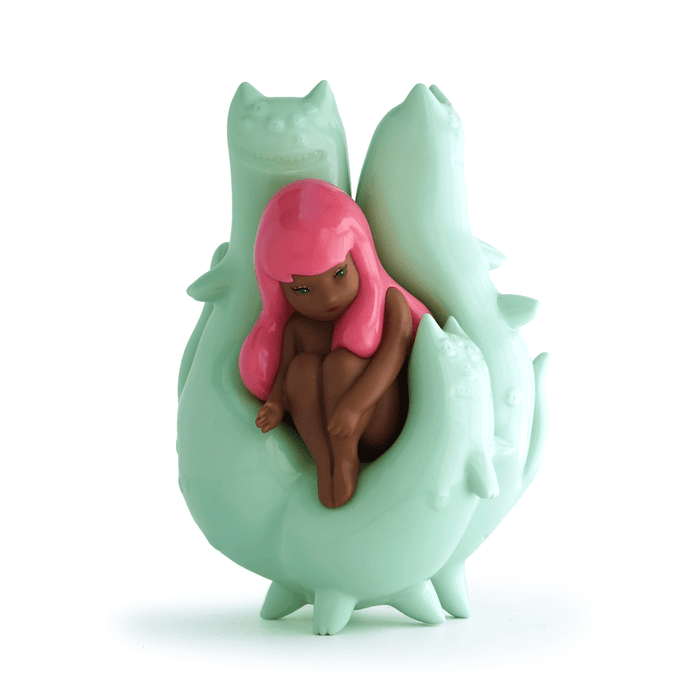 Uyu & Assteriskat Moon Jelly Edition 6.5-inch vinyl figure by Munky King Available Now - Tenacious Toys®