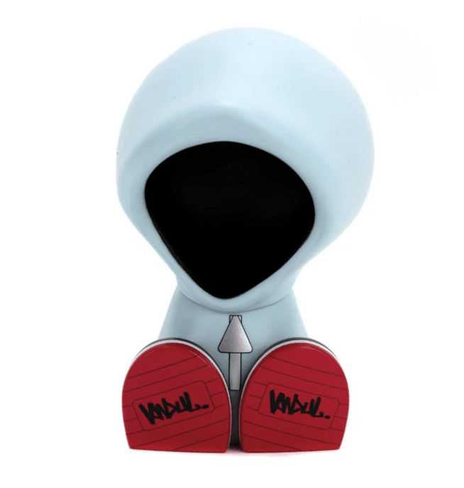 Vandul-Bot Light Blue 5.5 inch vinyl figure by Clutter Studios Available Now ! ! ! - Tenacious Toys®