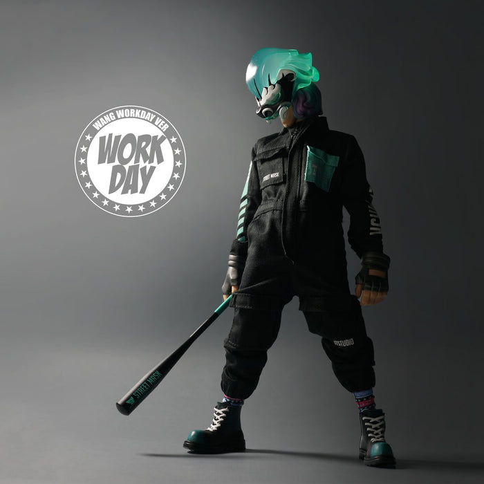 WANG Work Day 1/6-scale Street Mask action figure by JT Studio Available Now - Tenacious Toys®