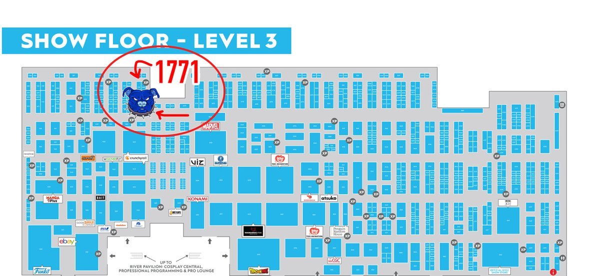 Where is the Tenacious Collective Booth 1771 at NYCC? - Tenacious Toys®