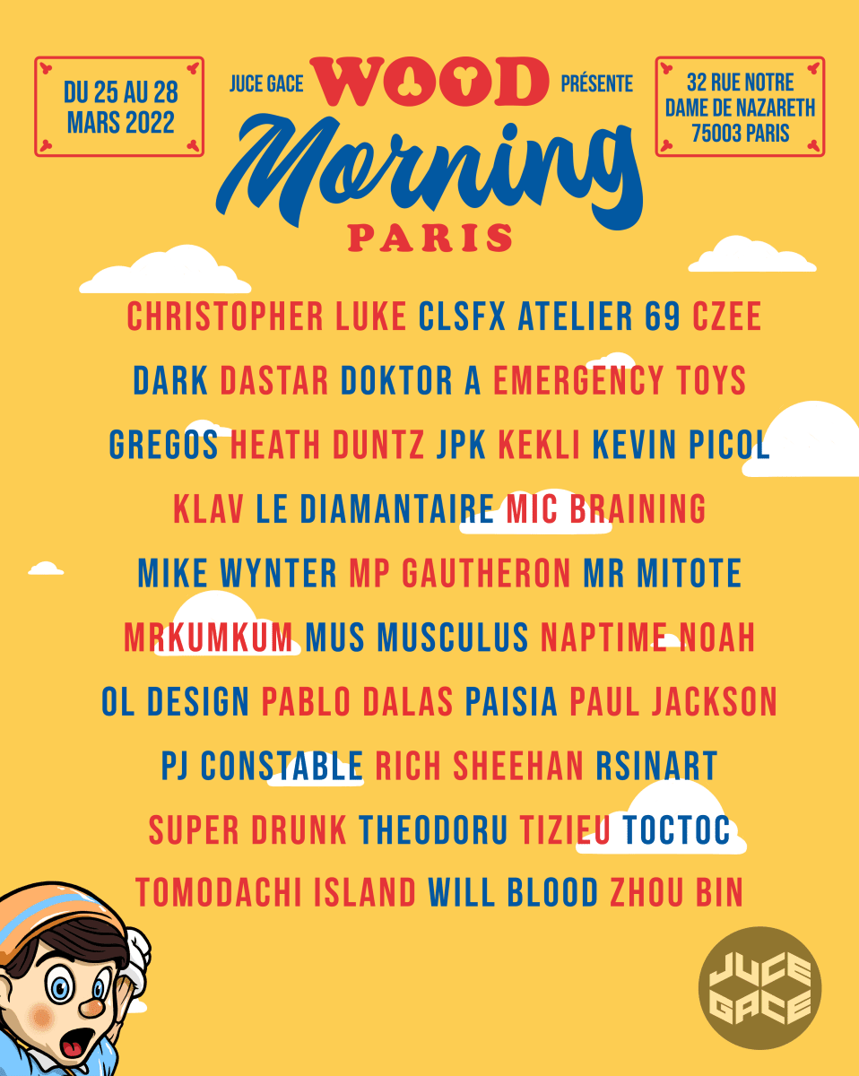 WOOD MORNING PARIS, 25-28th of March 2022 in Paris ! ! ! - Tenacious Toys®
