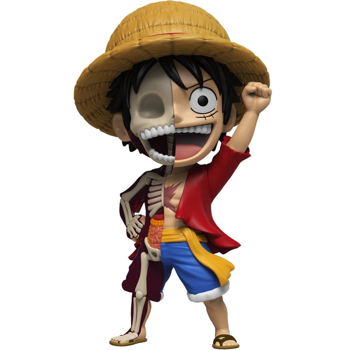 XXRAY PLUS One Piece Luffy 8-inch vinyl figure by Jason Freeny x Mighty Jaxx Available Now ! ! ! - Tenacious Toys®