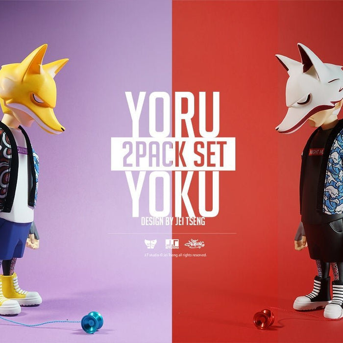 YORU & YOKU 8-inch Vinyl Action Figures 2-Piece Set by JT Studio Available Now ! ! ! - Tenacious Toys®