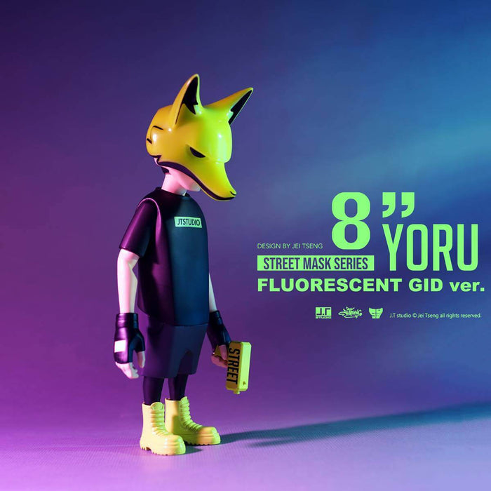YORU Flourescent GID 8-inch Vinyl Action Figure by JT Studio Available Now ! ! !