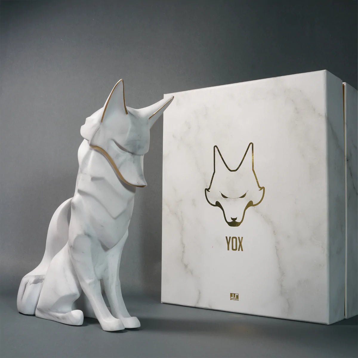 YOX 200% Marble Edition 22cm soft vinyl figure by JT Studio Available Now - Tenacious Toys®