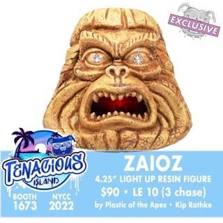 Zaioz by Plastic of the Apes Kip Rathke NYCC Exclusive Tenacious Island BOOTH 1673 ! ! ! - Tenacious Toys®