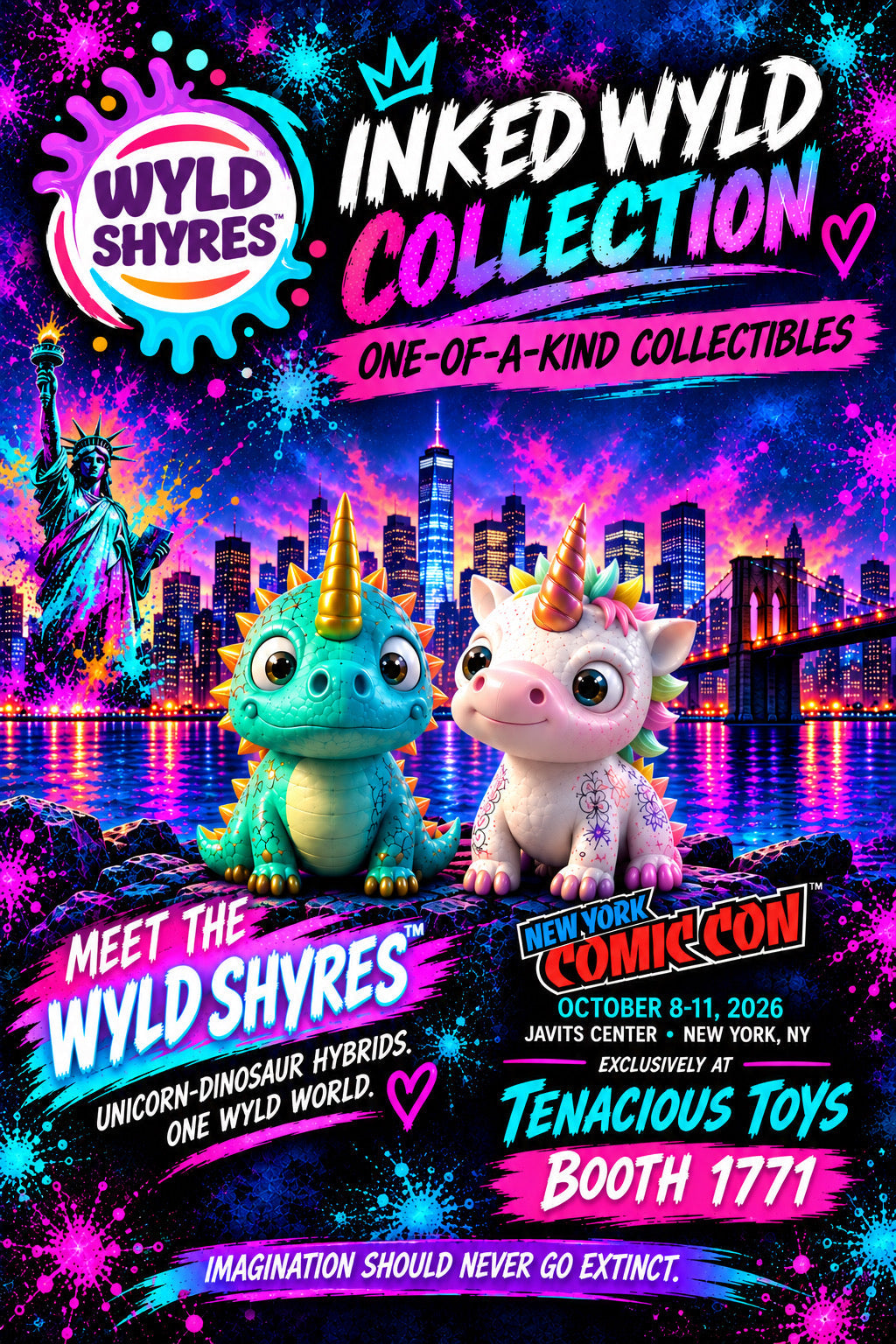 Inked Wyld Custom Wyldshyres Show at NYCC 2026