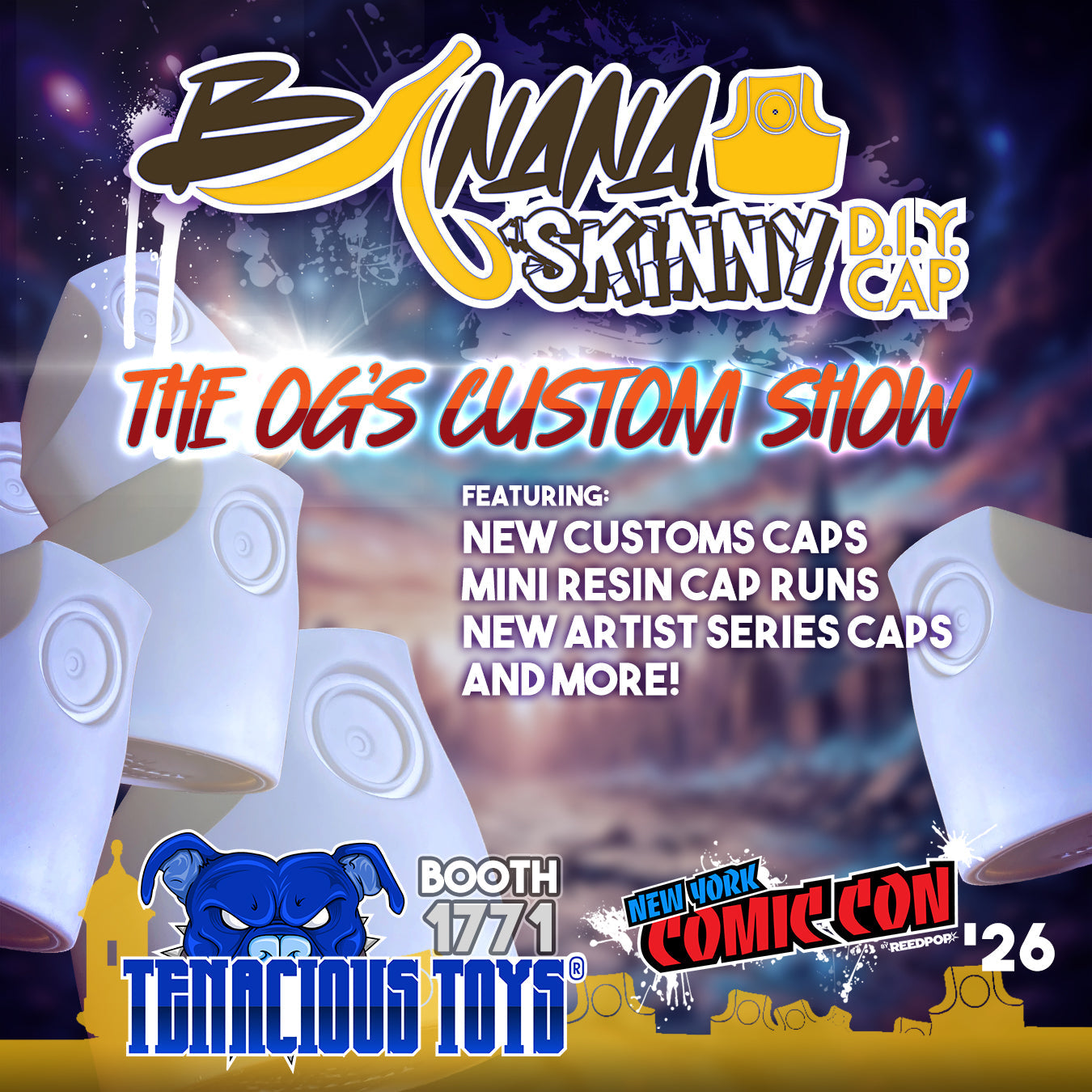 Skinny Cap OGs Custom Show at NYCC 2026