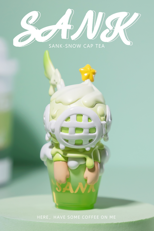 Sank Toys Snow Cap Tea PREORDER DEPOSIT SHIPS JUNE 2024 Resin Sank Toys