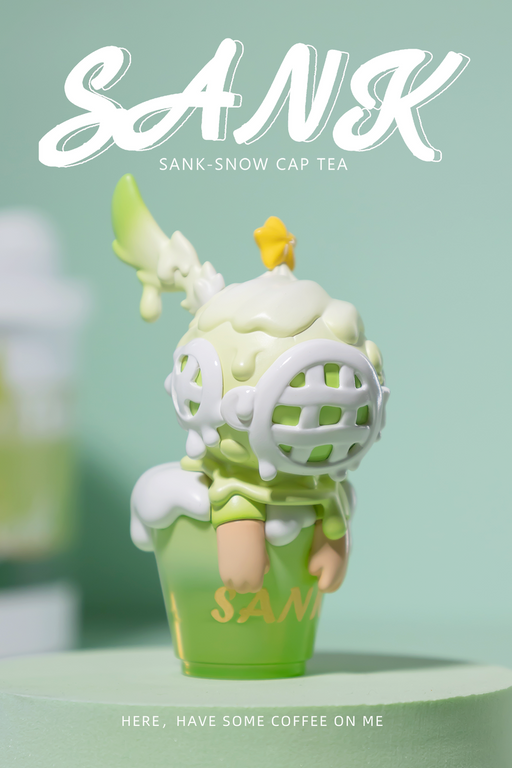 Sank Toys Snow Cap Tea PREORDER DEPOSIT SHIPS JUNE 2024 Resin Sank Toys
