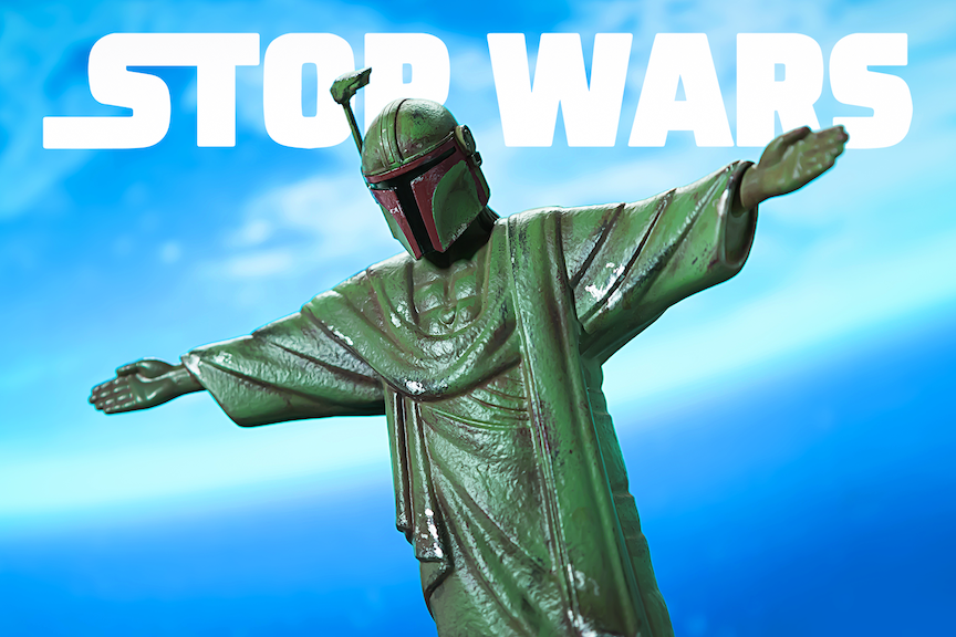 WEARTDOING Stop Wars Bronze PREORDER DEPOSIT SHIPS DEC 2024 Resin Sank Toys