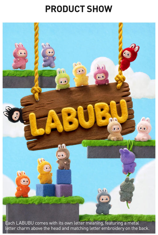 Pop Mart Labubu Pin for Love Series Blind Box (A-M) Yellow Blind Box Pop Mart