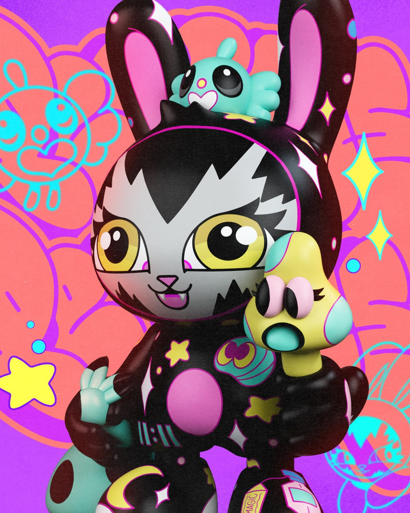 BUNNYKITTY Dream State by PERSUE Vinyl Art Toy Superplastic